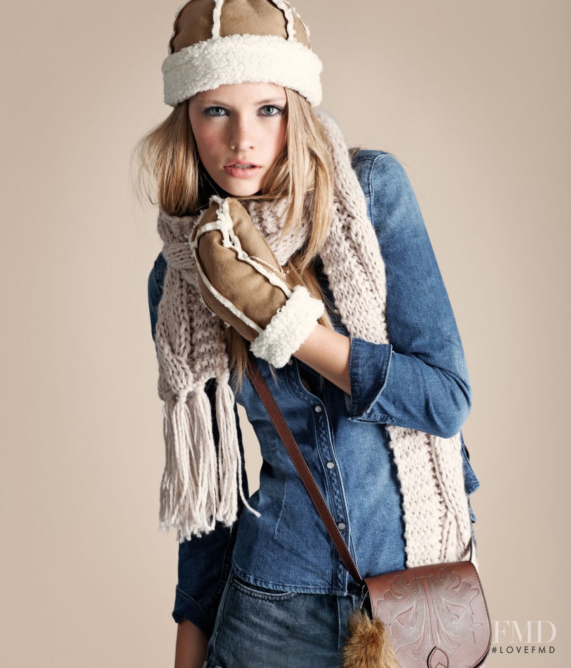 Charlotte Nolting featured in  the H&M catalogue for Winter 2011