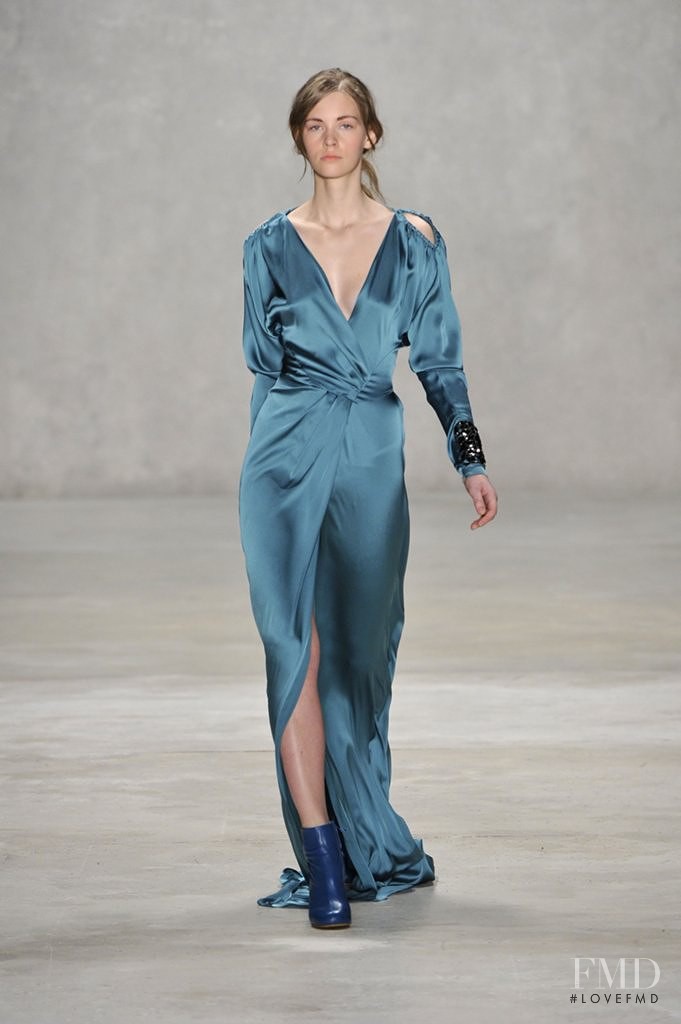 Charlotte Nolting featured in  the Dorothee Schumacher fashion show for Autumn/Winter 2012