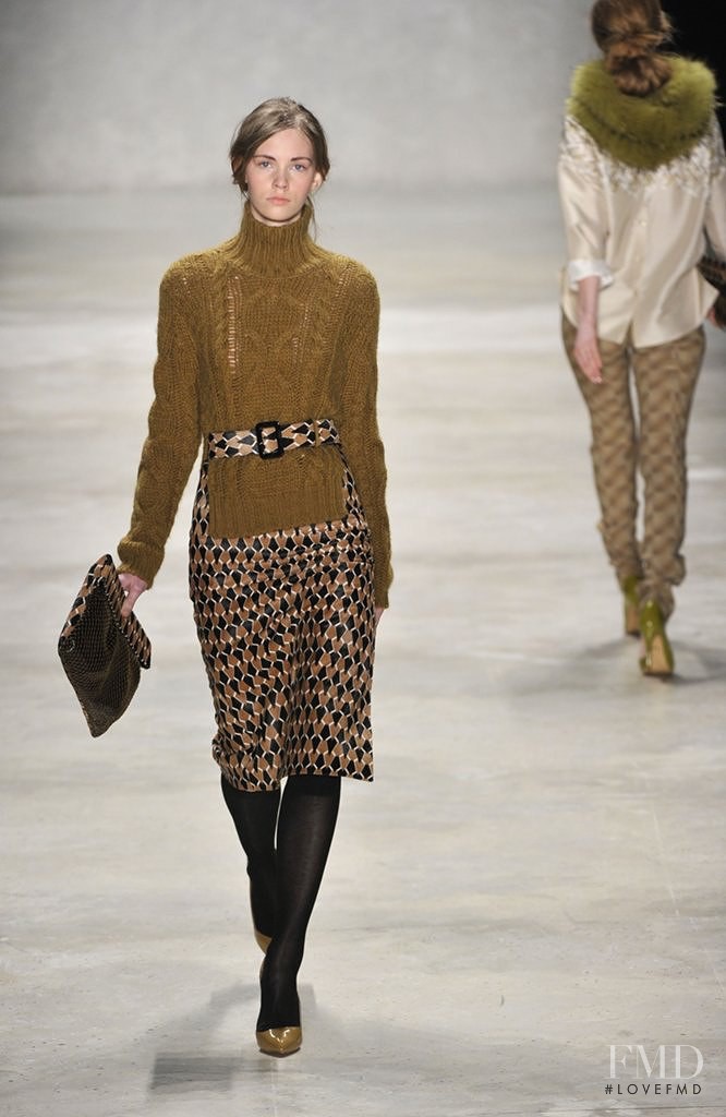 Charlotte Nolting featured in  the Dorothee Schumacher fashion show for Autumn/Winter 2012