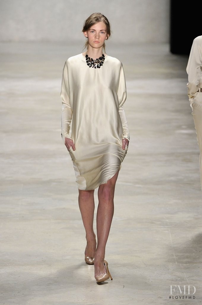 Charlotte Nolting featured in  the Dorothee Schumacher fashion show for Autumn/Winter 2012