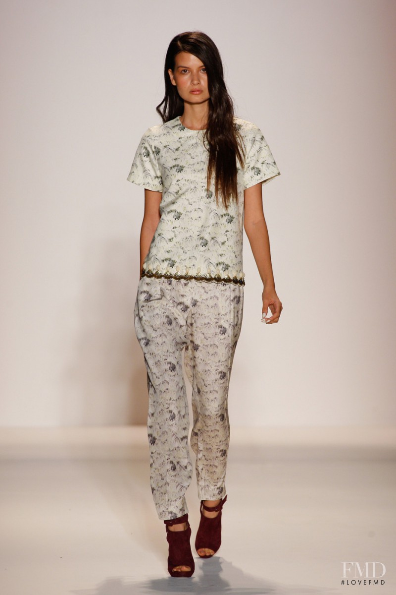 Monika McCarrick featured in  the Noon By Noor fashion show for Spring/Summer 2014