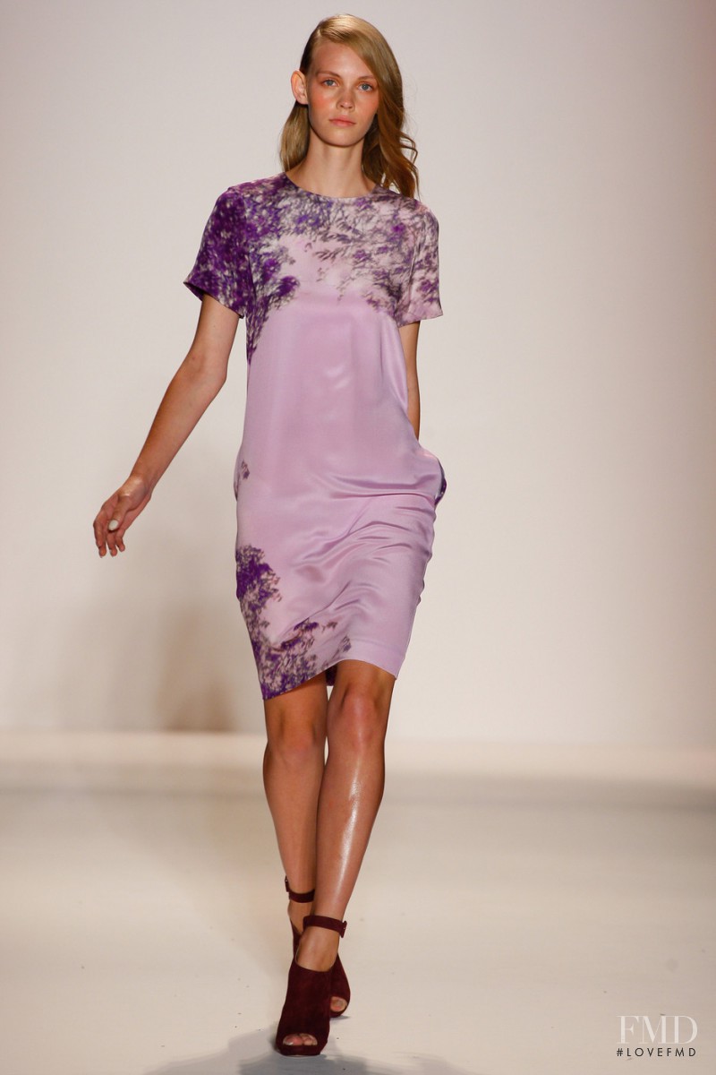 Charlotte Nolting featured in  the Noon By Noor fashion show for Spring/Summer 2014