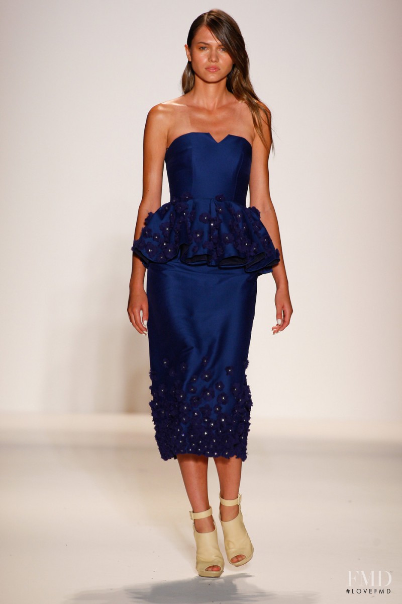 Marta Stempniak featured in  the Noon By Noor fashion show for Spring/Summer 2014