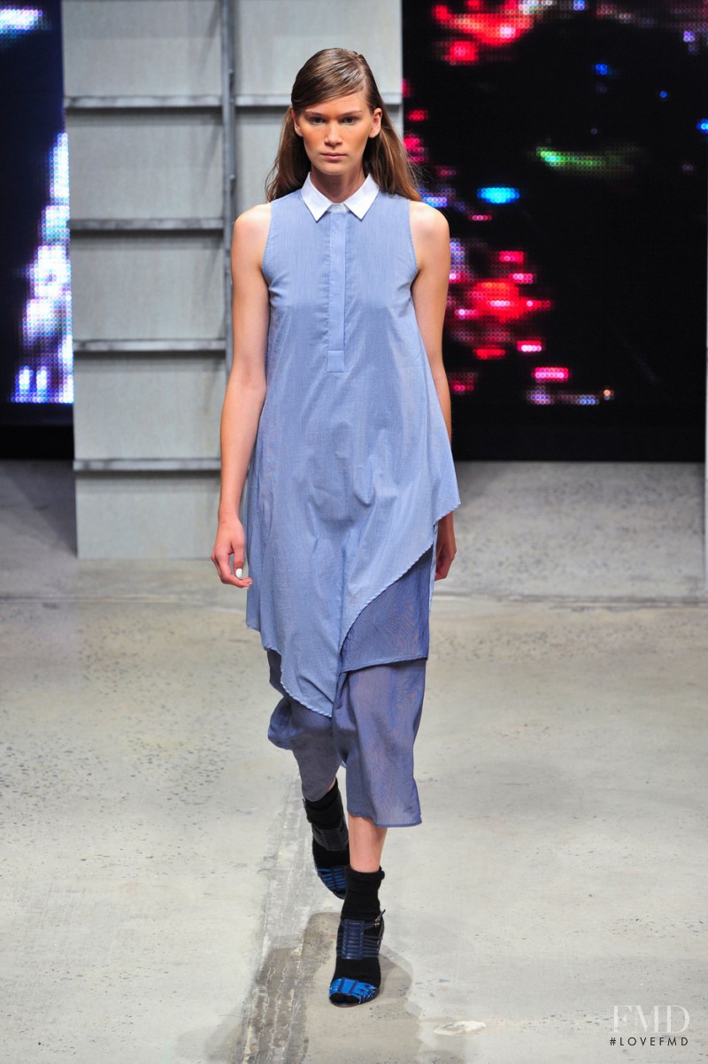 Nele Kenzler featured in  the Boy by Band Of Outsiders fashion show for Spring/Summer 2014