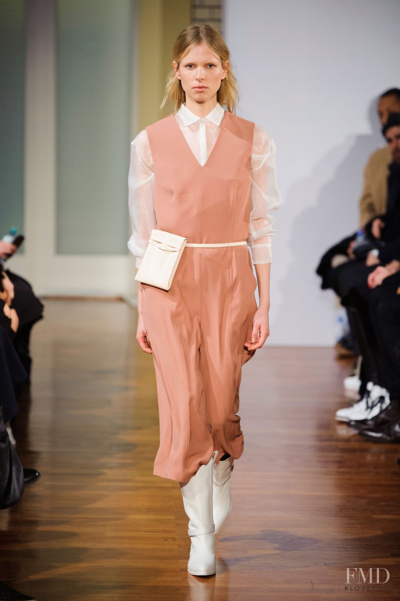 Lina Berg featured in  the Malaika Raiss fashion show for Autumn/Winter 2015