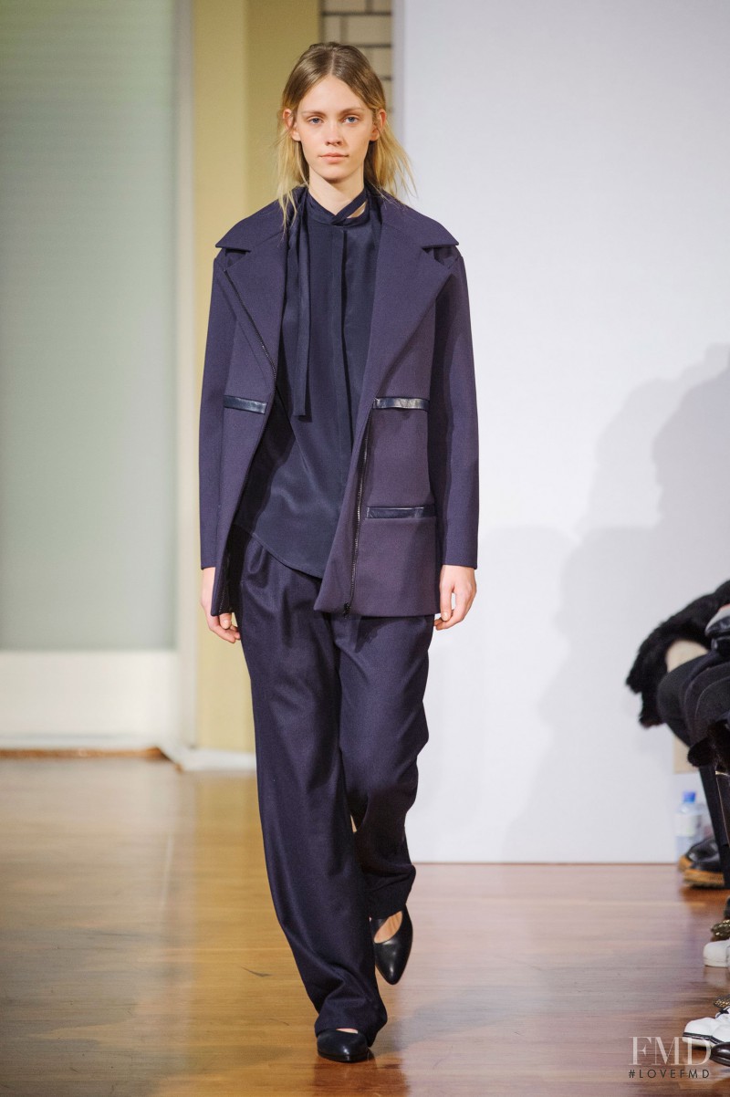 Charlotte Nolting featured in  the Malaika Raiss fashion show for Autumn/Winter 2015