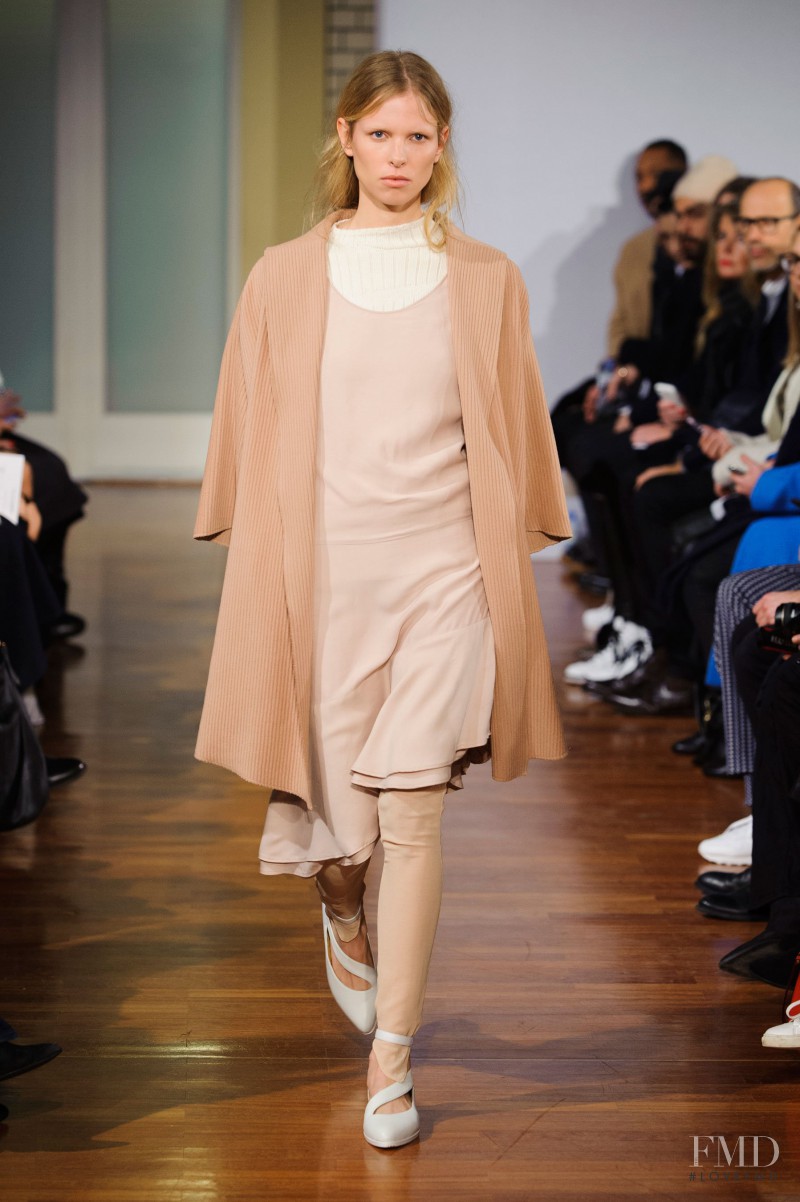 Lina Berg featured in  the Malaika Raiss fashion show for Autumn/Winter 2015