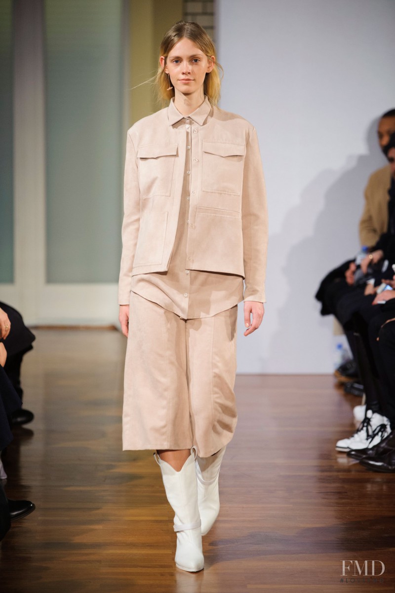 Charlotte Nolting featured in  the Malaika Raiss fashion show for Autumn/Winter 2015