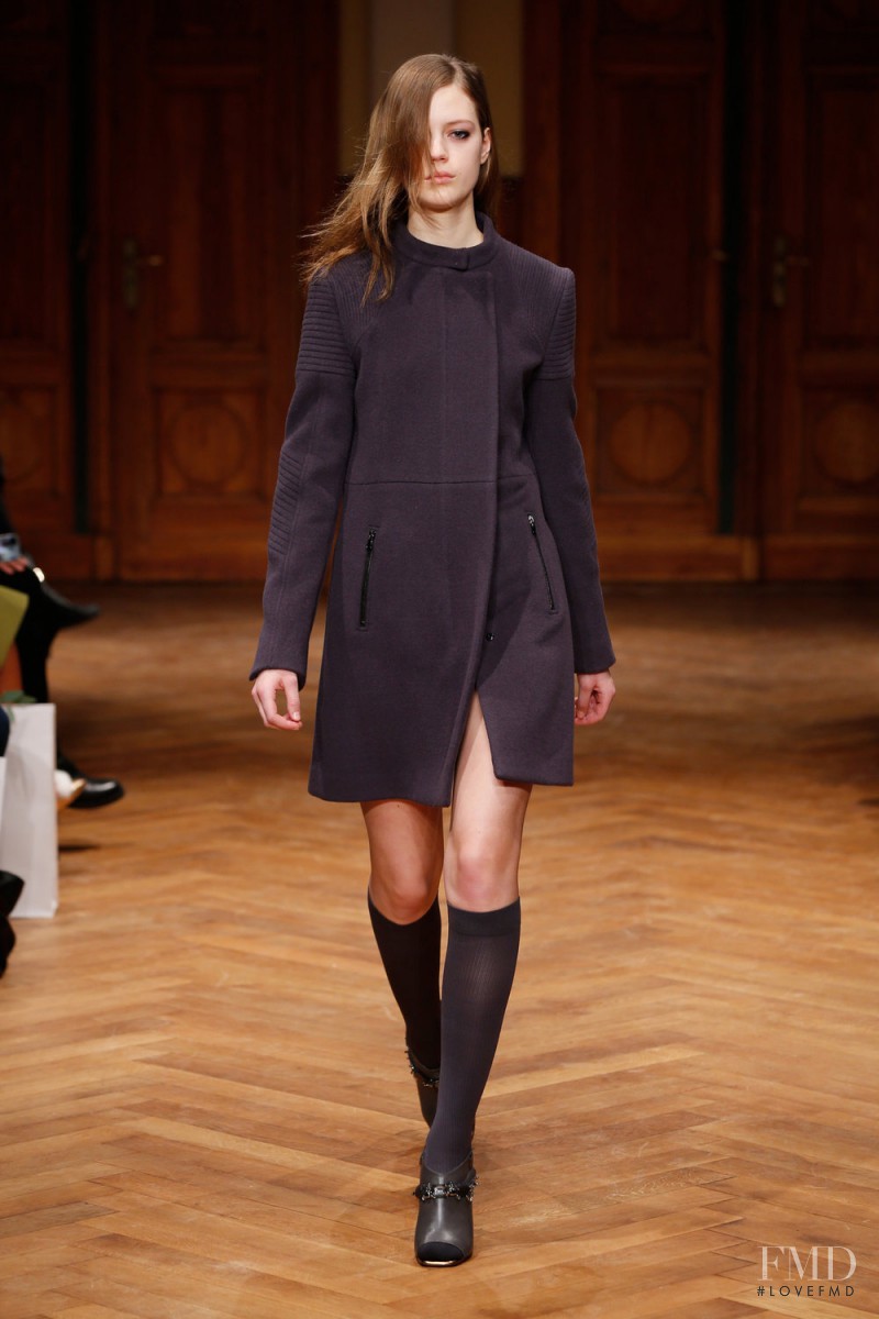 Esther Heesch featured in  the Dorothee Schumacher fashion show for Autumn/Winter 2015