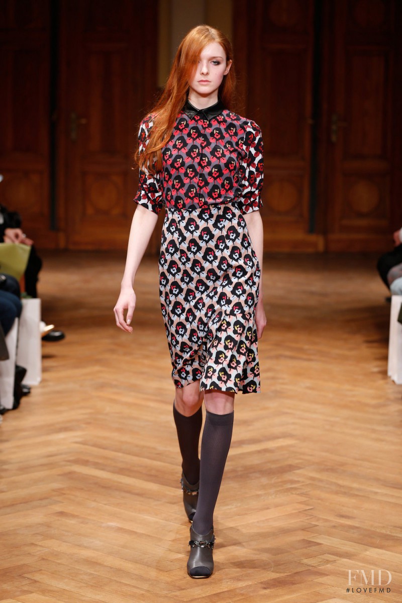Jada Joyce featured in  the Dorothee Schumacher fashion show for Autumn/Winter 2015