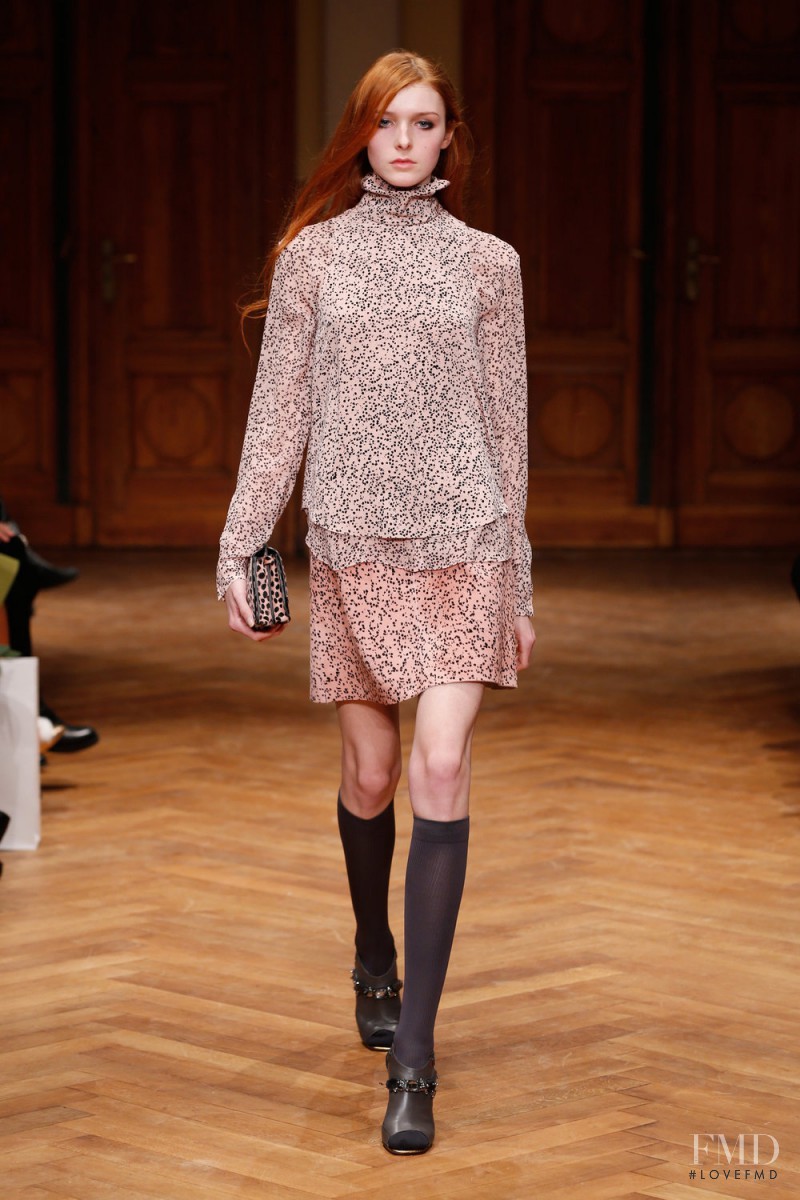 Jada Joyce featured in  the Dorothee Schumacher fashion show for Autumn/Winter 2015