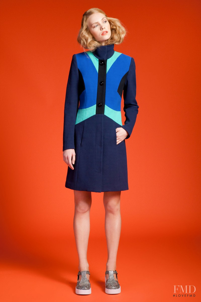 Charlotte Nolting featured in  the Tracy Reese fashion show for Resort 2015