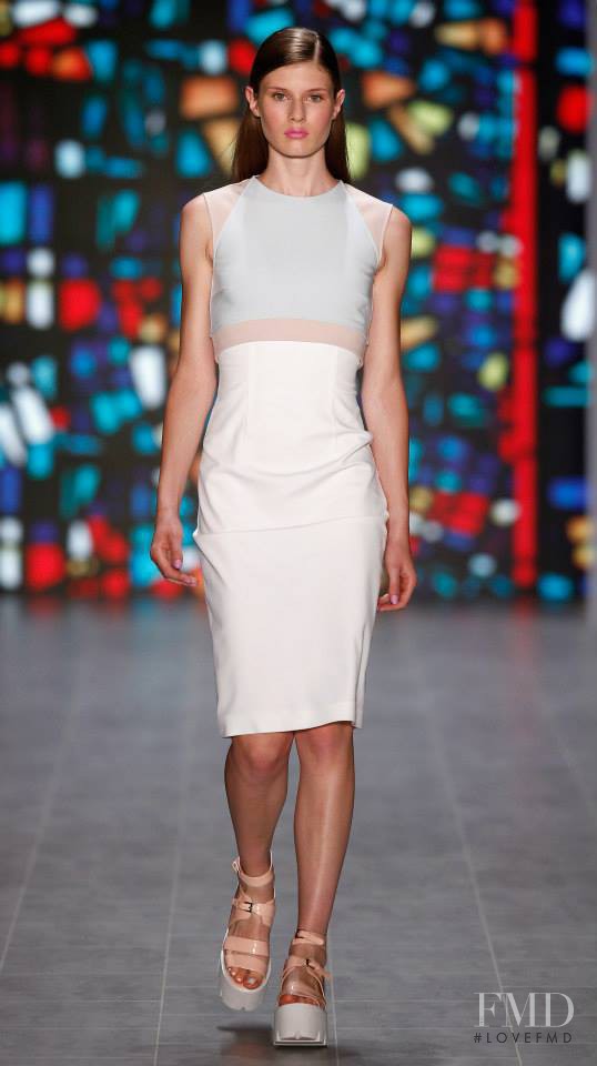 Alicia Holtz featured in  the Kilian Kerner fashion show for Spring/Summer 2015