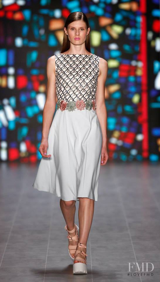 Alicia Holtz featured in  the Kilian Kerner fashion show for Spring/Summer 2015