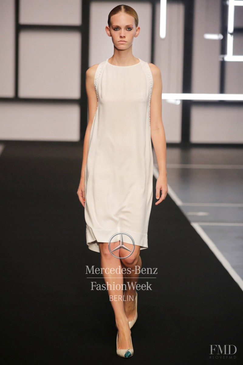 Charlotte Nolting featured in  the Dawid Tomaszewski fashion show for Spring/Summer 2015
