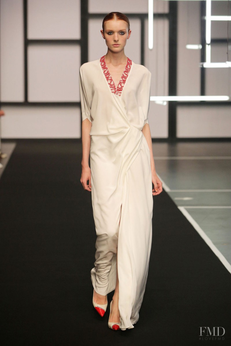 Jada Joyce featured in  the Dawid Tomaszewski fashion show for Spring/Summer 2015