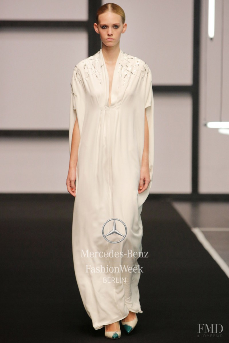 Charlotte Nolting featured in  the Dawid Tomaszewski fashion show for Spring/Summer 2015