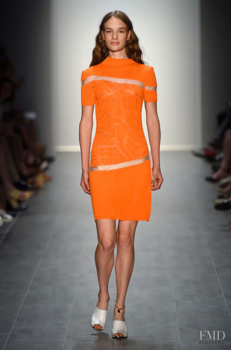 Charlotte Kay featured in  the Malaika Raiss fashion show for Spring/Summer 2015