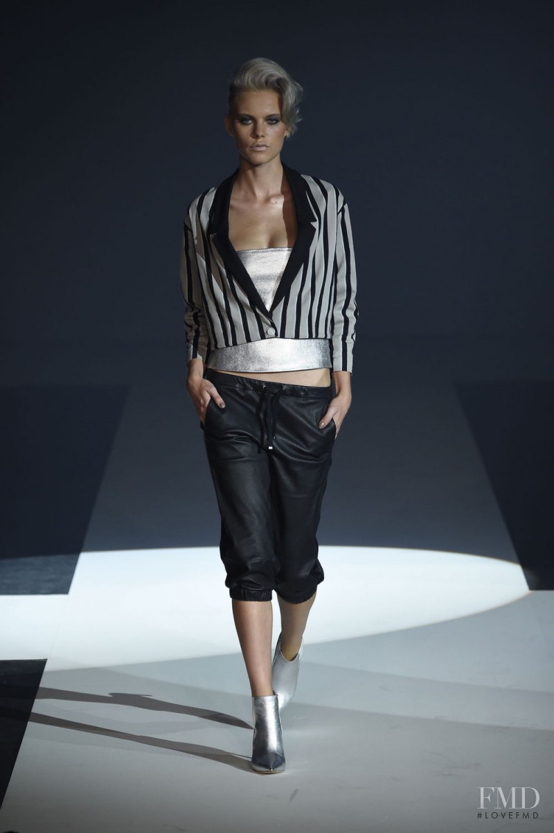 Julia Almendra featured in  the Michalsky fashion show for Spring/Summer 2015