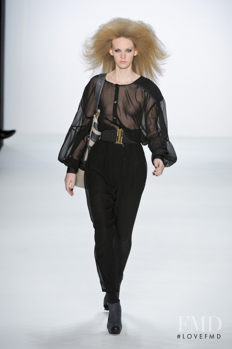 Charlotte Nolting featured in  the Marcel Ostertag fashion show for Autumn/Winter 2011