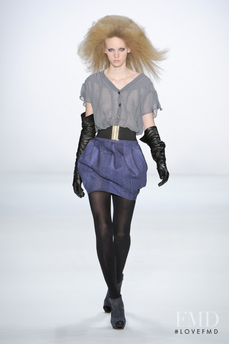 Charlotte Nolting featured in  the Marcel Ostertag fashion show for Autumn/Winter 2011