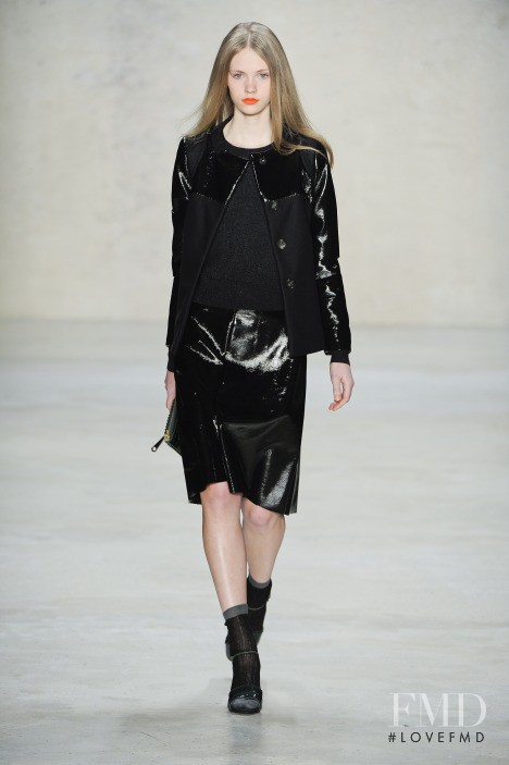 Charlotte Nolting featured in  the Dorothee Schumacher fashion show for Autumn/Winter 2011