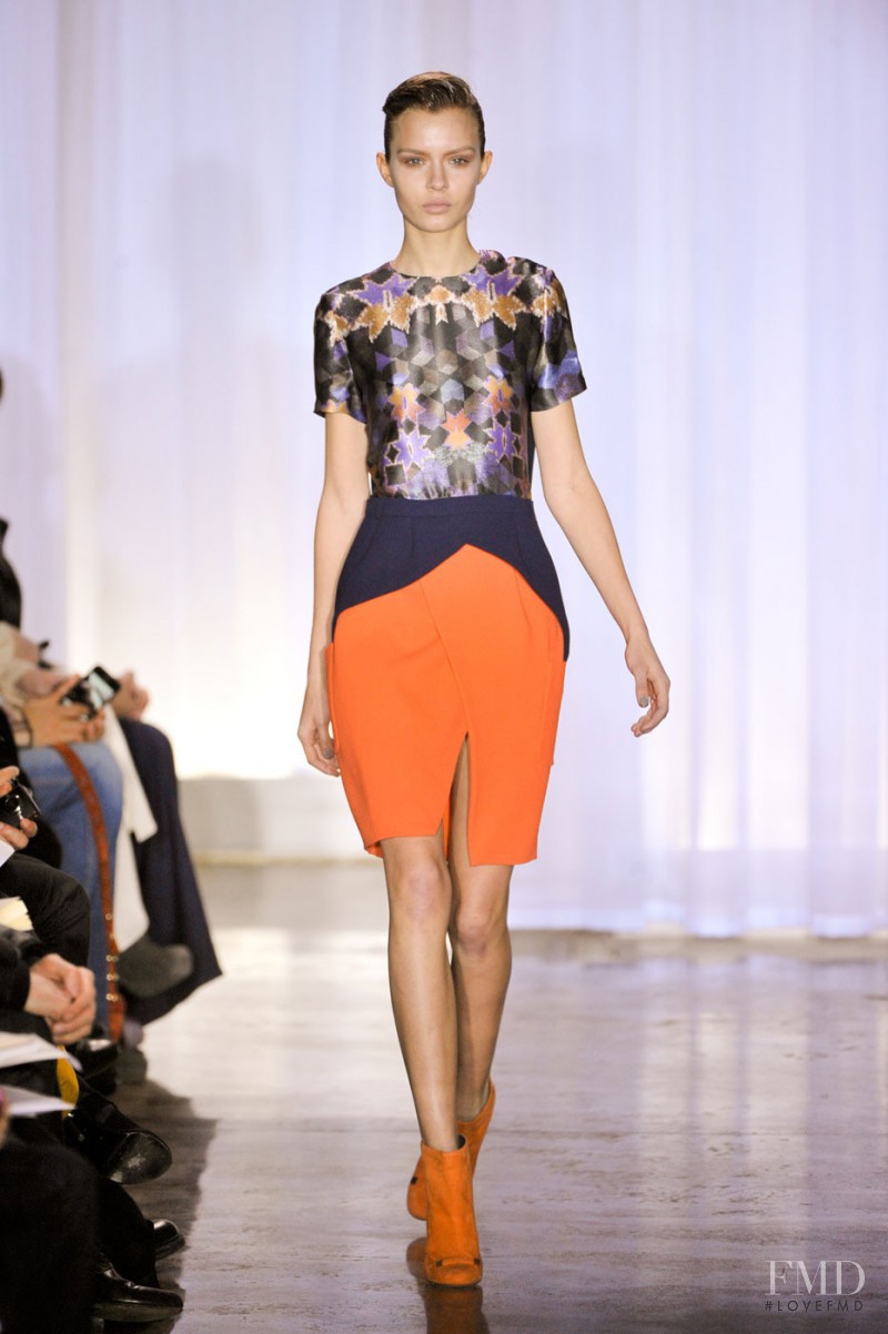 Josephine Skriver featured in  the Preen by Thornton Bregazzi fashion show for Autumn/Winter 2011