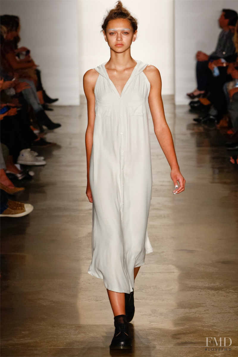 Zhenya Katava featured in  the Wayne fashion show for Spring/Summer 2012