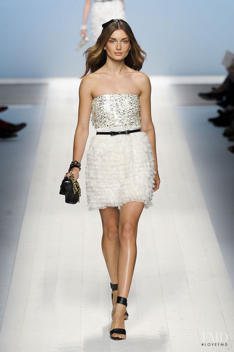 Andreea Diaconu featured in  the be Blumarine fashion show for Spring/Summer 2012