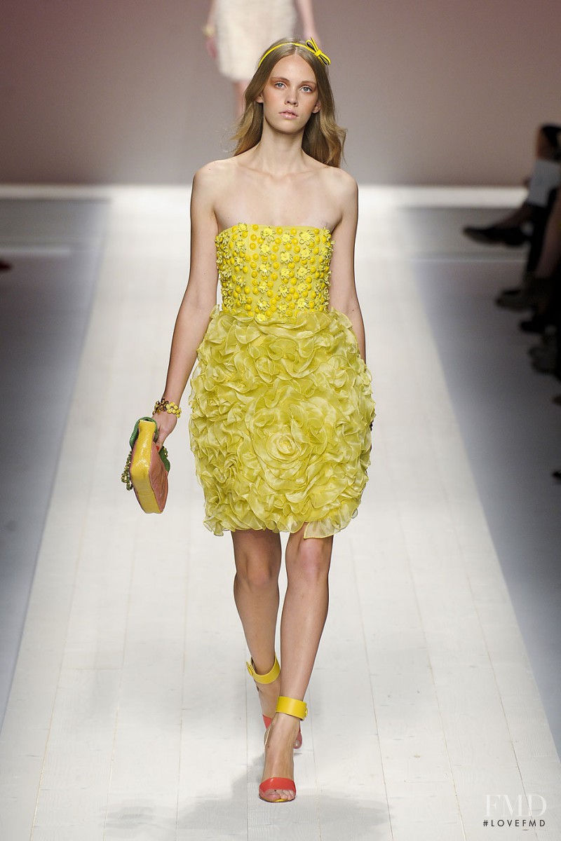 Charlotte Nolting featured in  the be Blumarine fashion show for Spring/Summer 2012