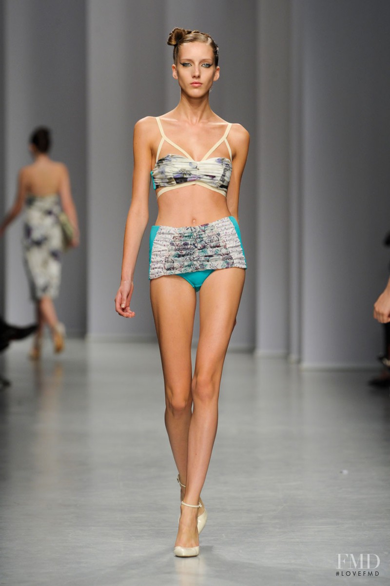 Iris Egbers featured in  the Antonio Marras fashion show for Spring/Summer 2012