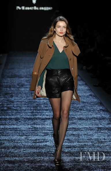 Andreea Diaconu featured in  the Mackage fashion show for Autumn/Winter 2011