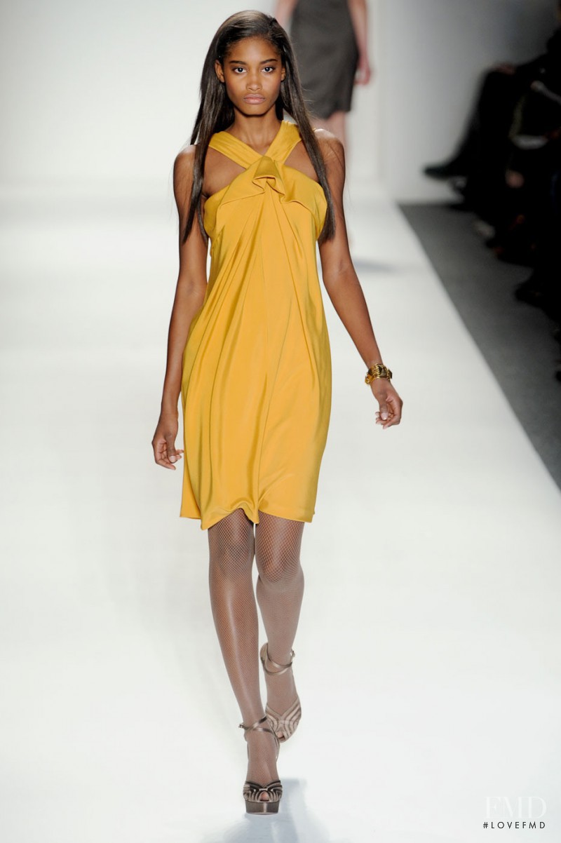 Melodie Monrose featured in  the Tadashi Shoji fashion show for Autumn/Winter 2011