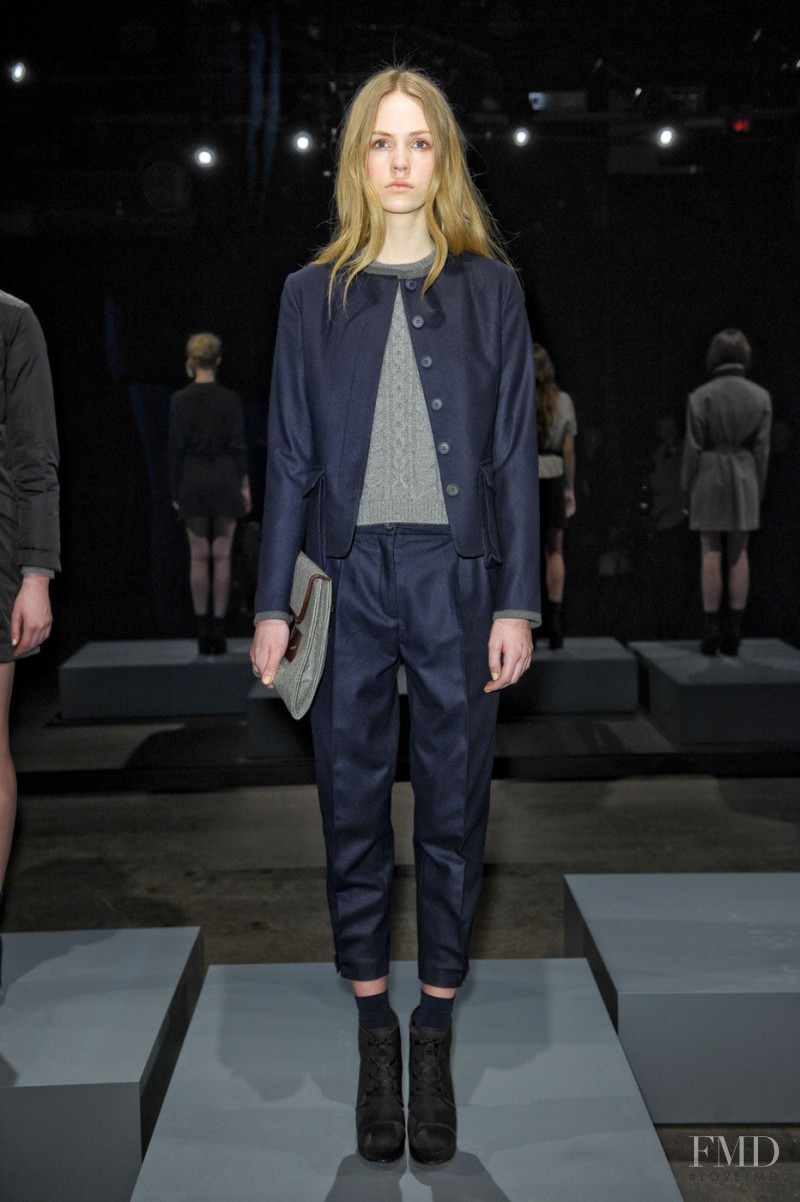 Charlotte Nolting featured in  the Woolrich fashion show for Autumn/Winter 2011