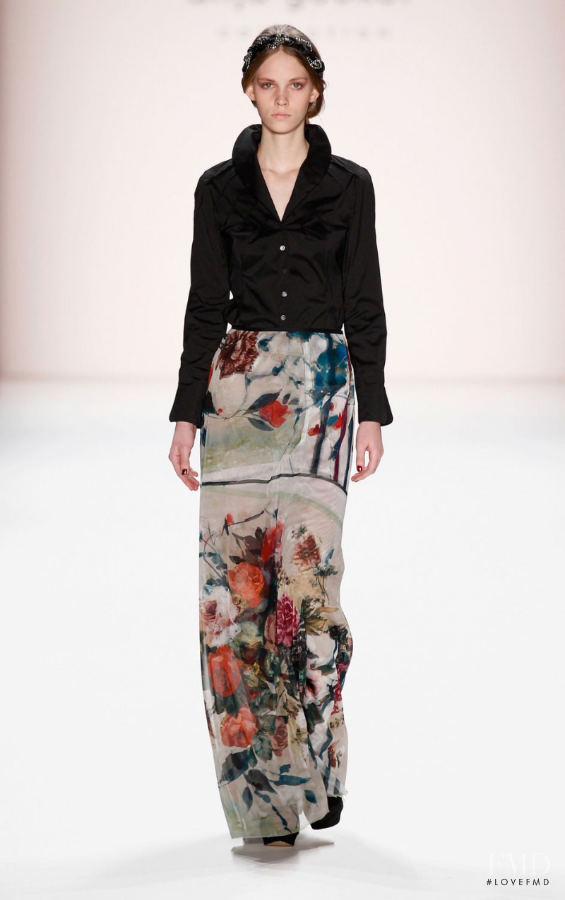 Charlotte Nolting featured in  the Anja Gockel fashion show for Autumn/Winter 2014