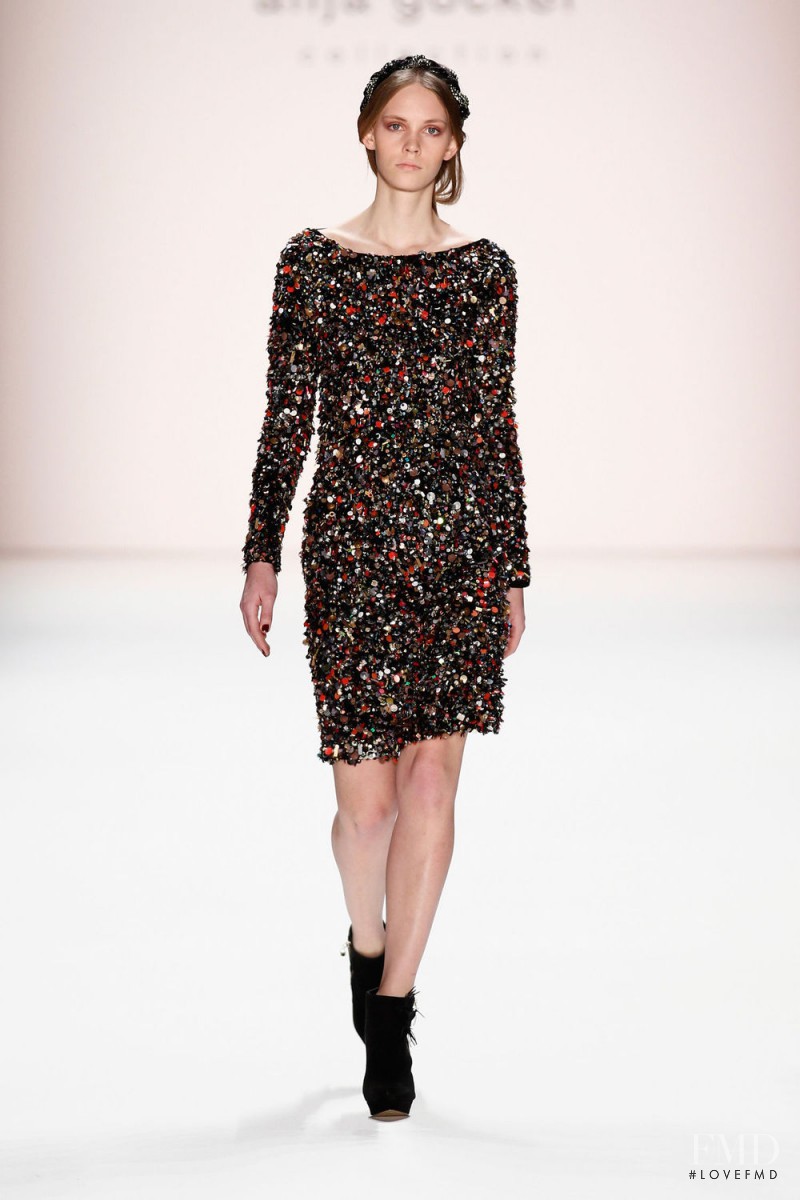 Charlotte Nolting featured in  the Anja Gockel fashion show for Autumn/Winter 2014