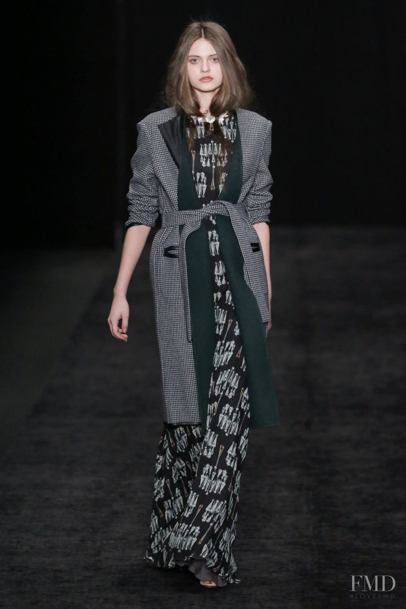 Natalia Bulycheva featured in  the Alena Akhmadullina fashion show for Autumn/Winter 2014