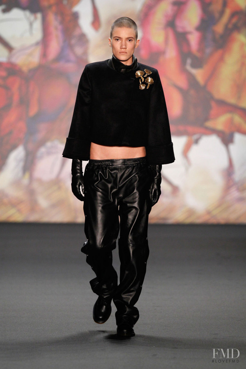 Tamy Glauser featured in  the Kilian Kerner fashion show for Autumn/Winter 2014