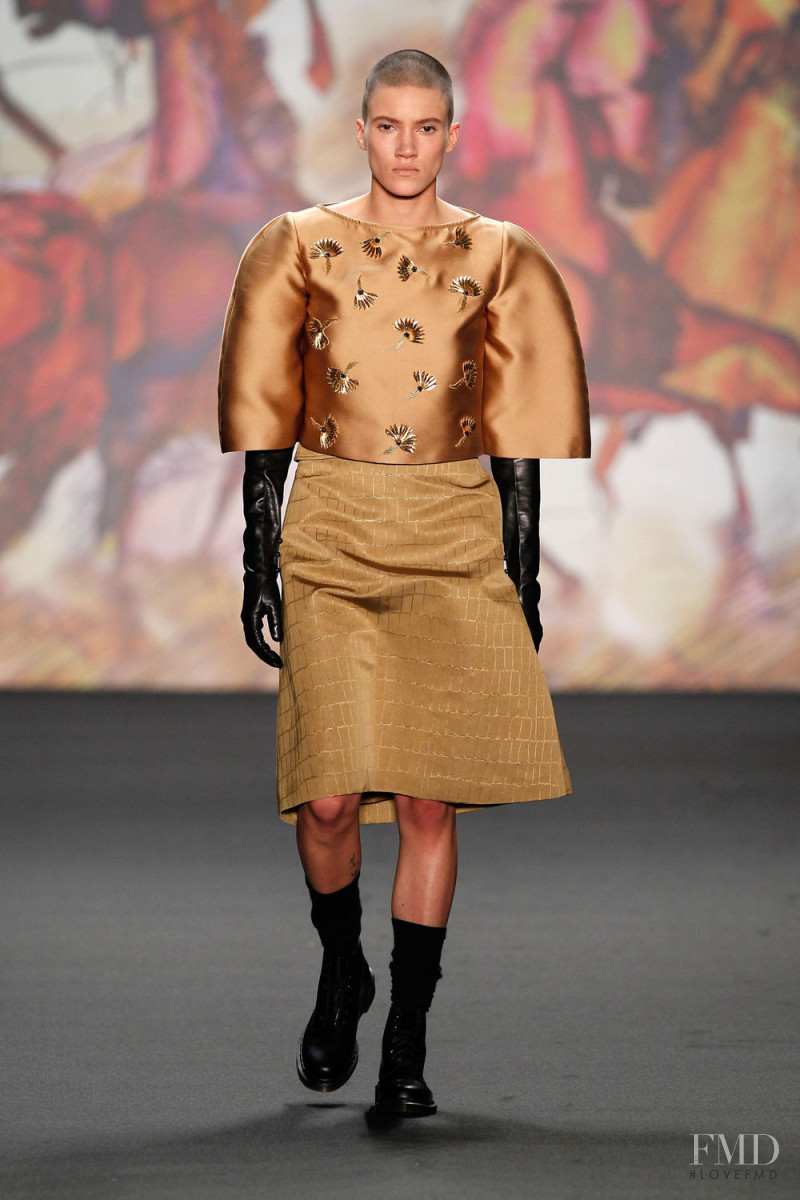 Tamy Glauser featured in  the Kilian Kerner fashion show for Autumn/Winter 2014