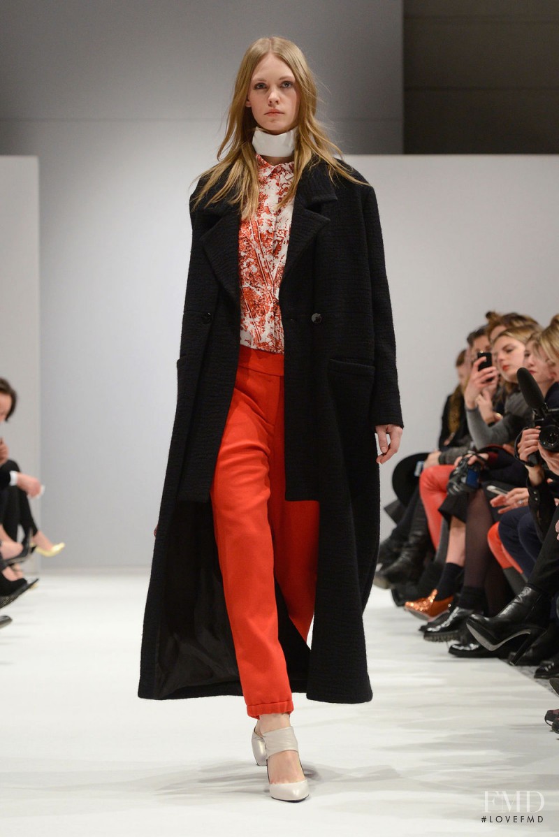 Charlotte Nolting featured in  the Lala Berlin fashion show for Autumn/Winter 2014
