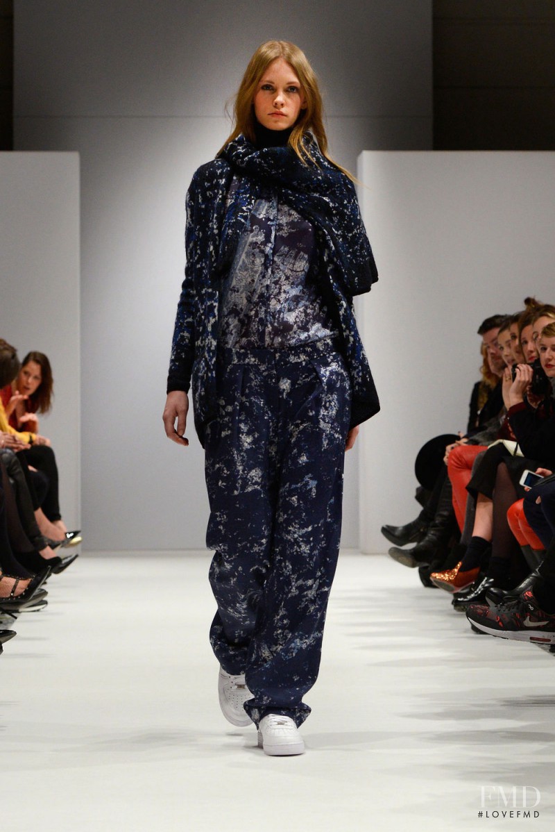 Charlotte Nolting featured in  the Lala Berlin fashion show for Autumn/Winter 2014