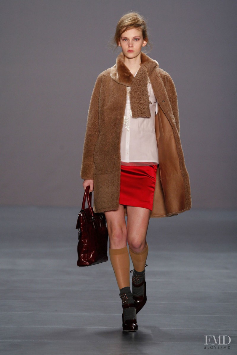 Charlotte Nolting featured in  the Marc Cain fashion show for Autumn/Winter 2014