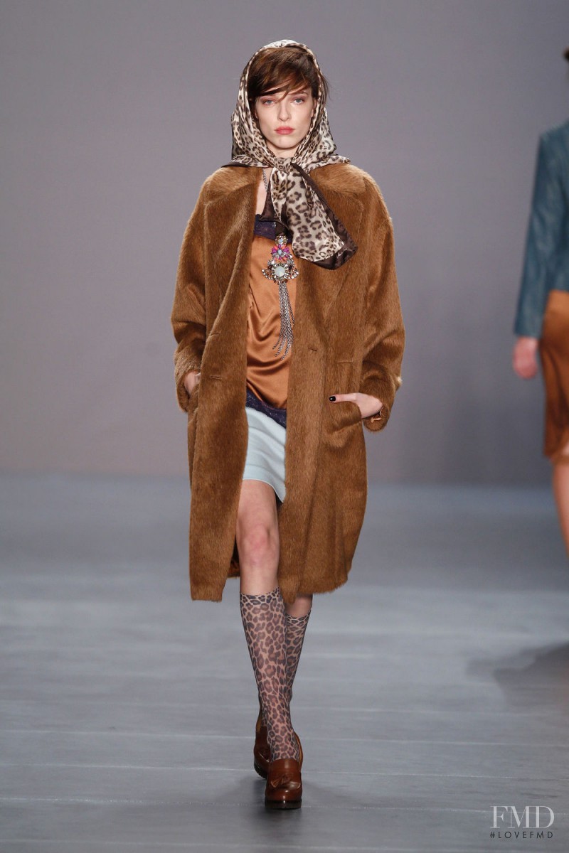 Anna-Maria Nemetz featured in  the Marc Cain fashion show for Autumn/Winter 2014