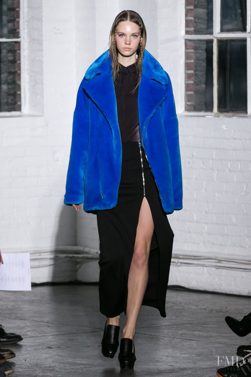 Charlotte Nolting featured in  the Kye fashion show for Autumn/Winter 2014