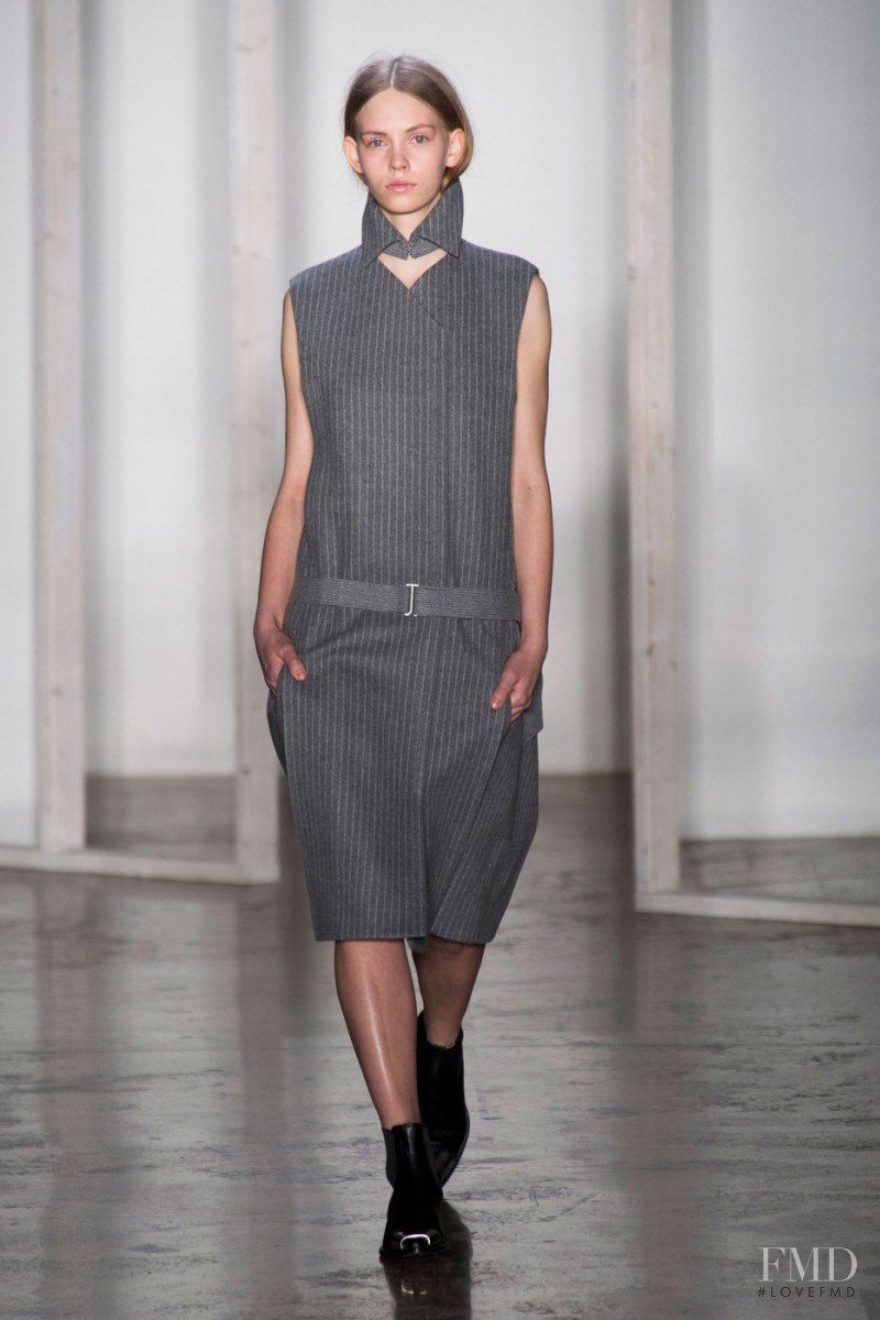 Charlotte Nolting featured in  the Dion Lee fashion show for Autumn/Winter 2014