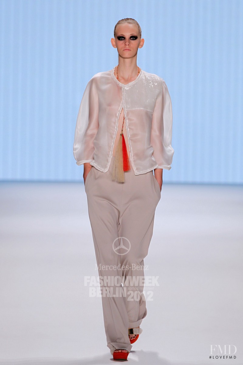 Charlotte Nolting featured in  the Irina Schrotter fashion show for Spring/Summer 2012
