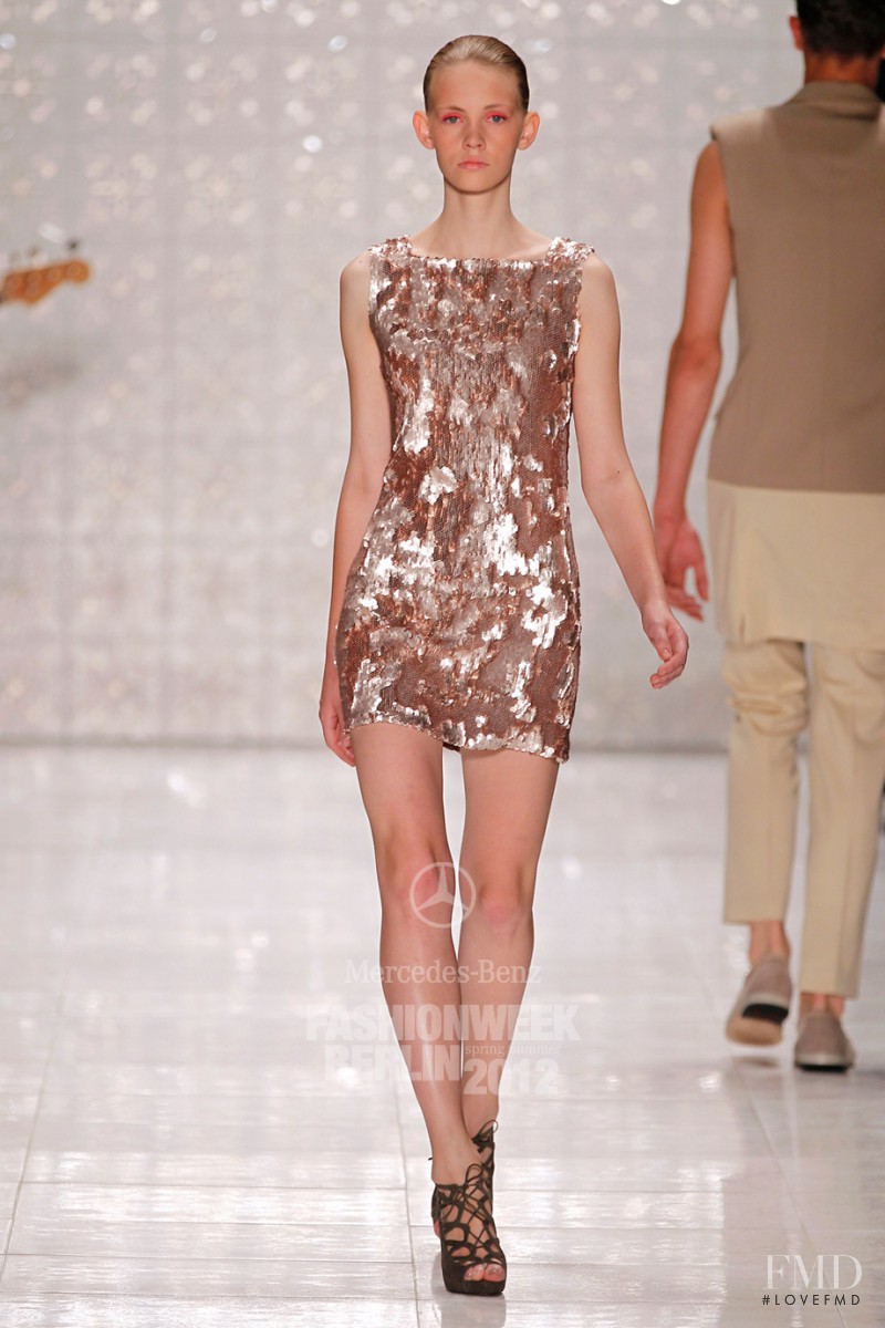 Charlotte Nolting featured in  the Kilian Kerner fashion show for Spring/Summer 2012
