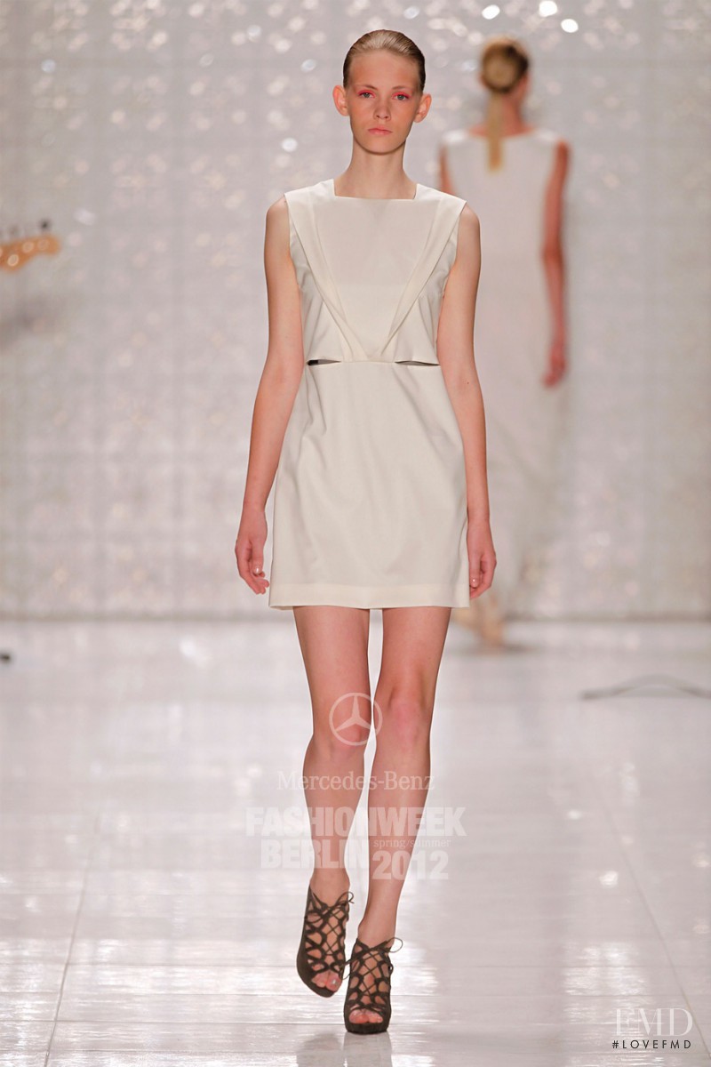 Charlotte Nolting featured in  the Kilian Kerner fashion show for Spring/Summer 2012