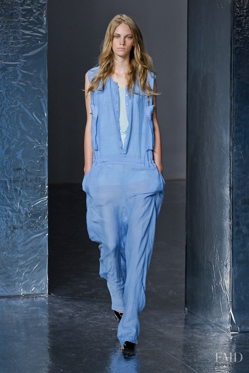 Charlotte Nolting featured in  the Olivier Theyskens fashion show for Spring/Summer 2012