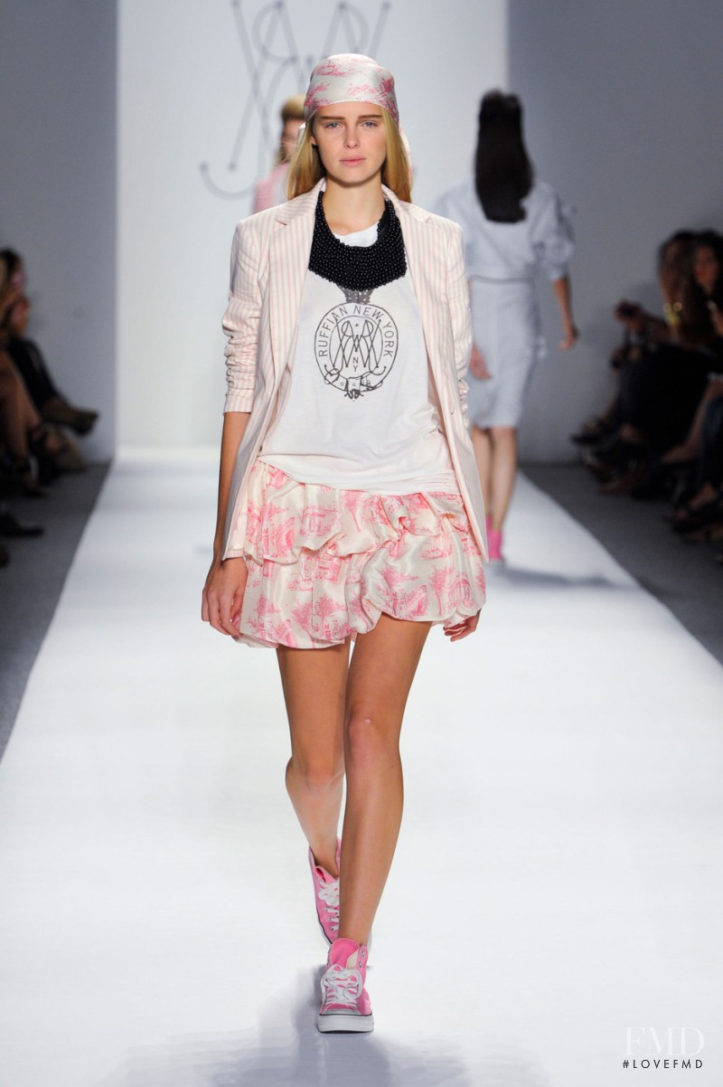 Masha Markina featured in  the Ruffian fashion show for Spring/Summer 2013